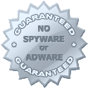 No Spyware or Adware Guaranteed
