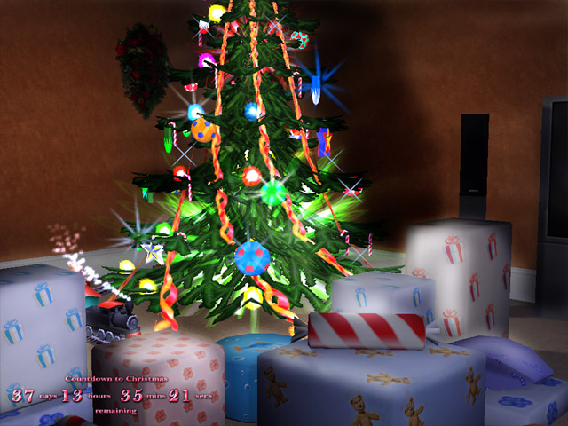 Click to view 3D Xmas Screensaver 1.0.3 screenshot