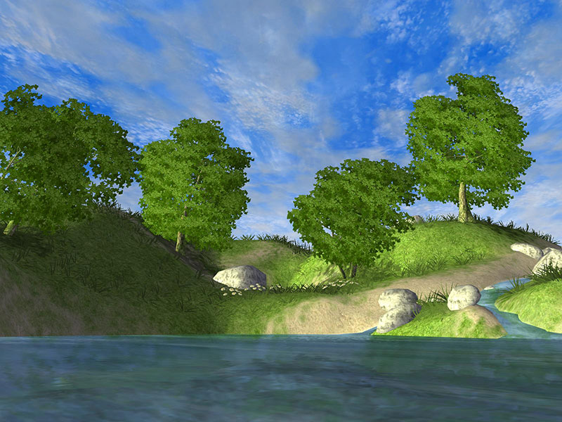 Forest Lake 3D Screensaver screenshot Forest Lake 3D Screensaver screenshot