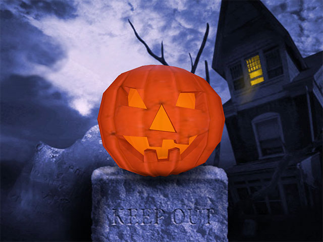 Windows 10 Keep Out Halloween Edition 3D Screen Saver full