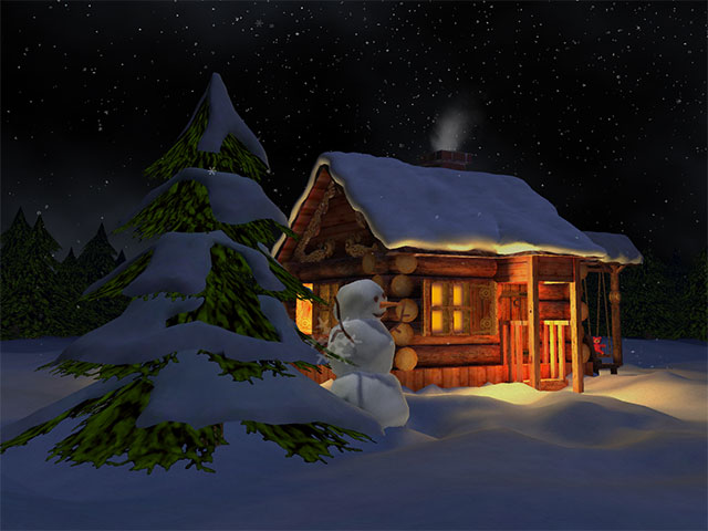 Screenshot of 3D Mild Winter Screensaver