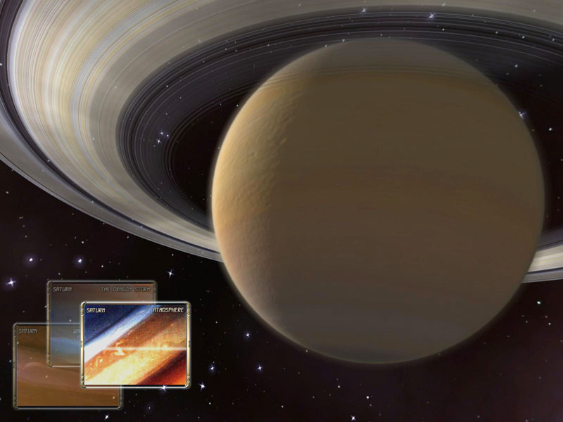 Saturn 3D Space Screensaver 1.0.5 full