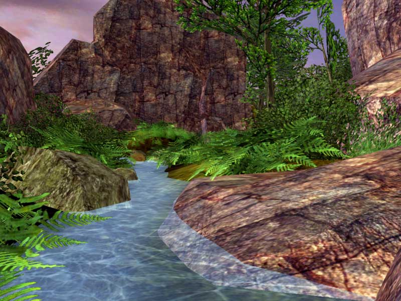 Screenshot of Spring Valley 3D Screensaver 1.0