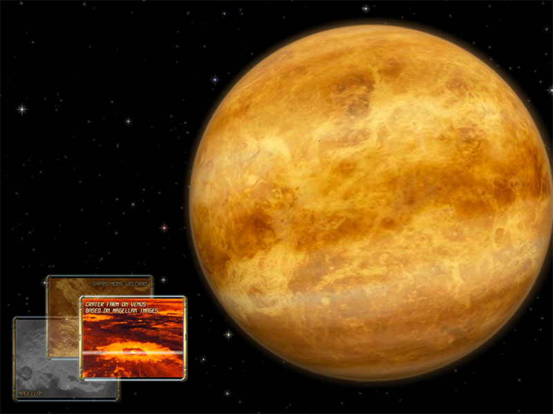 Venus 3D Space Survey Screensaver for Mac OS X