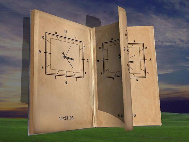 Screenshot of Magic Book 3D Screensaver