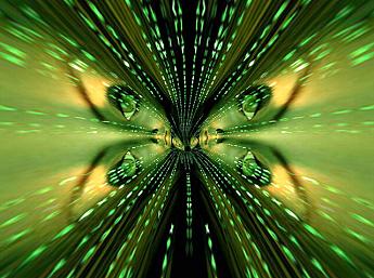 Matrix alienígena mágica en 3D imagen grande