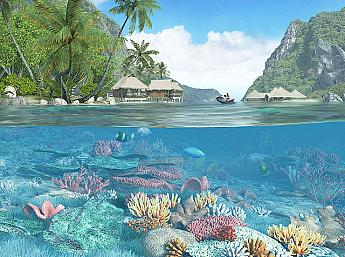 Caribbean Islands 3D Image plus grande