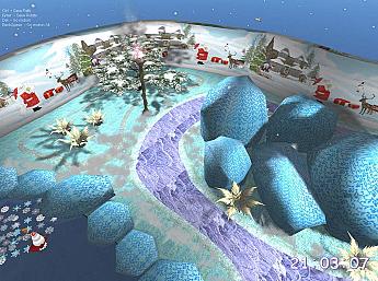 Lac de Noël en 3D Image plus grande