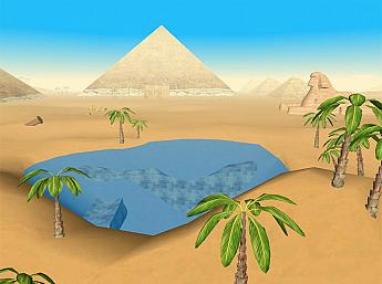 Les Grandes Pyramides en 3D pour Mac OS X Écran de Veille