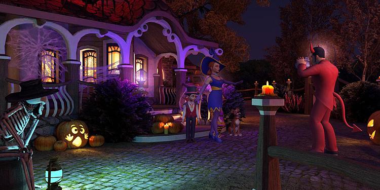 Halloween Cottage 3D