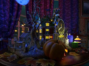 Halloween Evening 3D Image plus grande