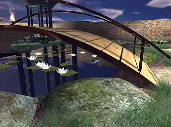 Schönes Teich 3D größeres Bild