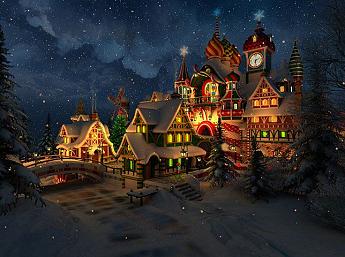 Santa's Castle 3D Image plus grande