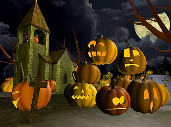 Scary Halloween 3D play video