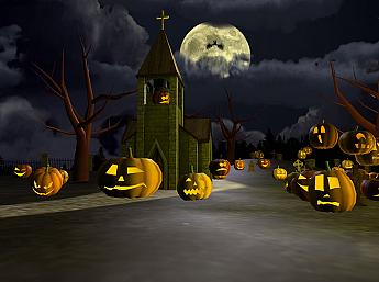 Halloween de Espanto en 3d imagen grande