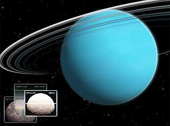 Uranus 3D Weltraum Übersicht für Mac OS X größeres Bild