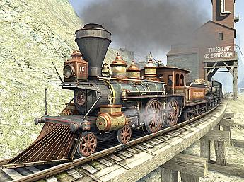 Western Railway 3D Image plus grande