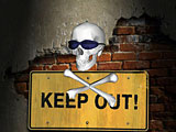 Keep Out (Direct3D) Screen Saver 2.4.2