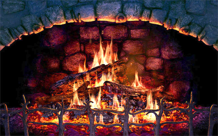 free fireplace screensaver mac os x