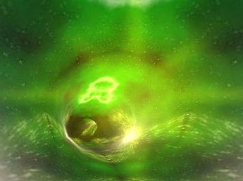 Túneles de plasma alienígena en 3D Salvapantallas