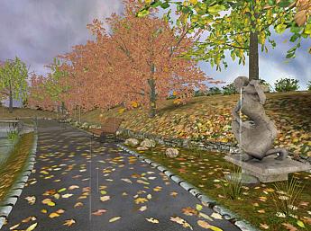 Otoño en 3D imagen grande