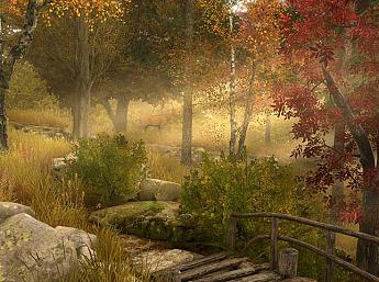 Autumn Walk 3D Screensaver