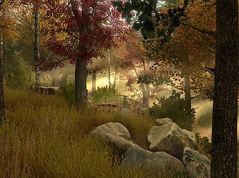 Autumn Walk 3D Image plus grande