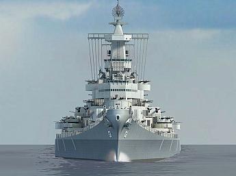 Battleship Missouri 3D imagen grande