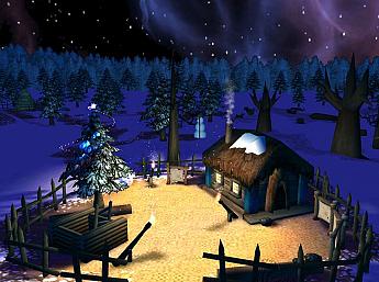 Christmas Night 3D Image plus grande