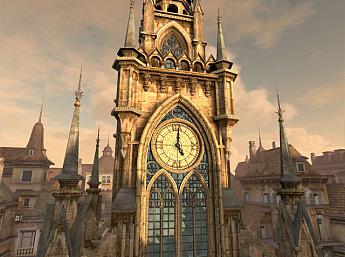 Clock Tower 3D Écran de Veille
