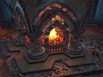 Crystal Fireplace 3D Image plus grande