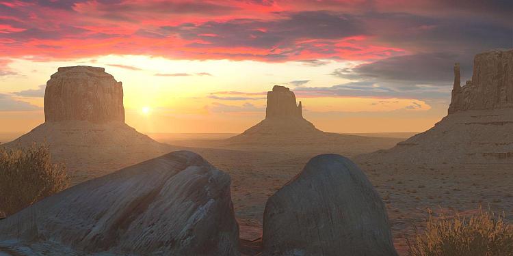Dawn Monuments 3D