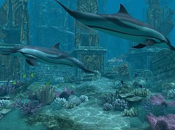 Dolphins - Atlantis 3D Image plus grande