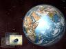 Erde 3D Weltraum Übersicht Bildschirmschoner