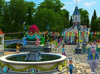 Easter Village 3D imagen grande