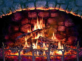 Fireplace 3D Bildschirmschoner