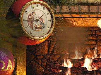 Fireside Christmas 3D Image plus grande