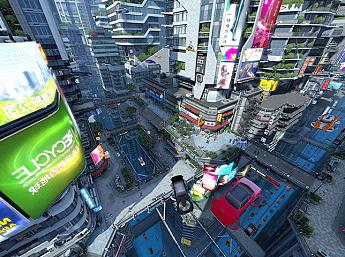Futuristic City 3D größeres Bild