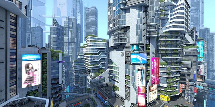 Futuristic City 3D