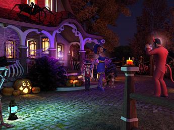 Halloween Cottage 3D Bildschirmschoner