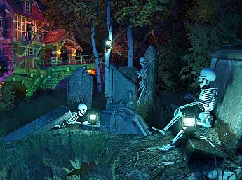 Halloween Watermill 3D imagen grande