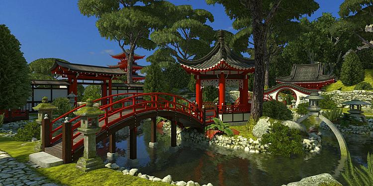 Japanese Garden 3D