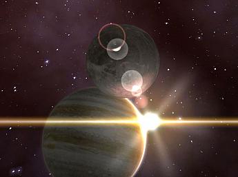 Jupiter en 3D Mission Spatiale Image plus grande