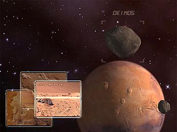 Mars en 3D Mission Spatiale Image plus grande