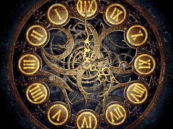 Mechanical Clock 3D Image plus grande