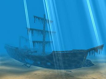 Barco pirata en 3D imagen grande