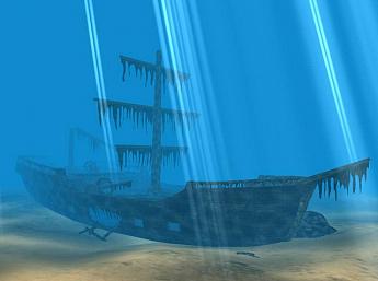 Bateau Pirate 3D Image plus grande