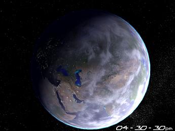 Planète Terre 3D Écran de Veille