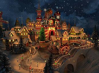 Santa's Castle 3D Image plus grande