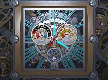 Skeleton Clock 3D Image plus grande